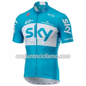 Maillot mangas cortas 2018 Team Sky N002